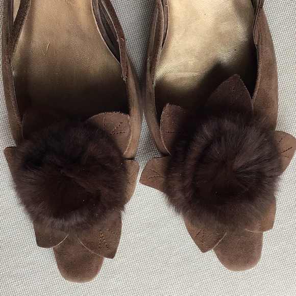 J.Renee Women’s Brown Suede Heeled Strap Pumps - Kiev - 8.5M - Picture 3 of 6